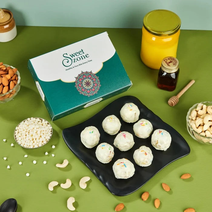 White Chocolate Dry Fruit Laddu